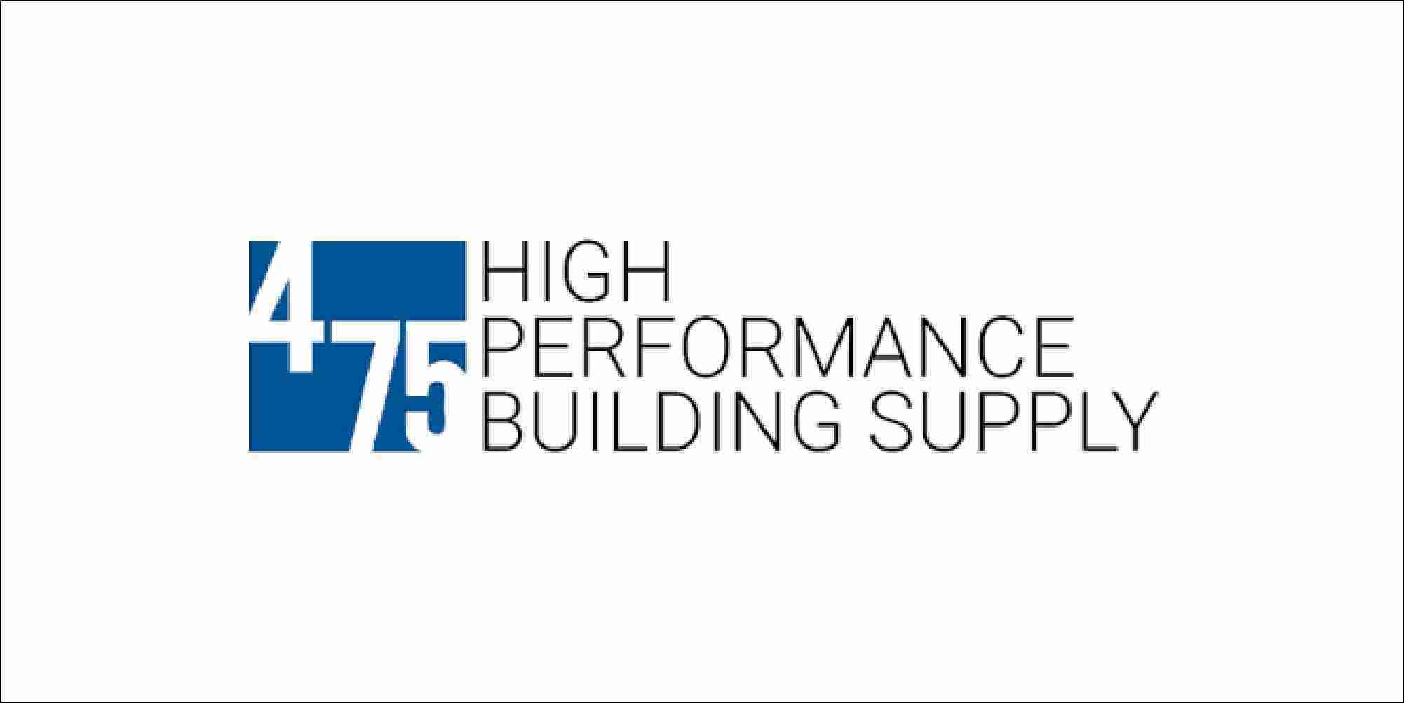 475 High Performance Building Supply logo