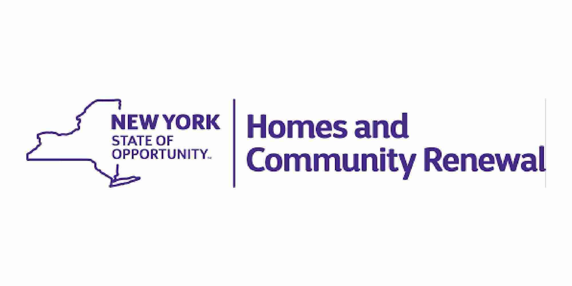 New York State Homes and Community Renewal logo representing HCR-funded housing project